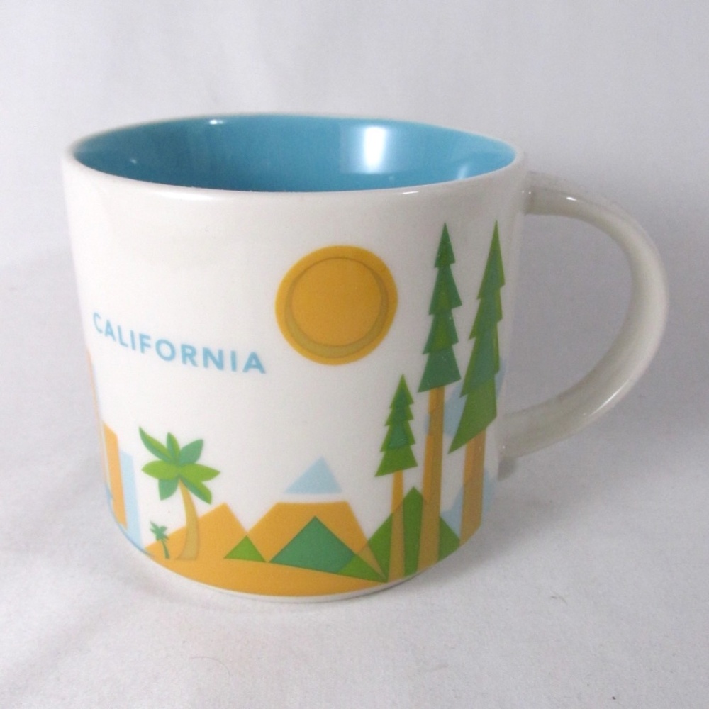 Starbucks Coffee Mug California You Are Here Collection 2015 New Without Box